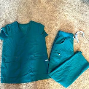 figs scrub set size xxs